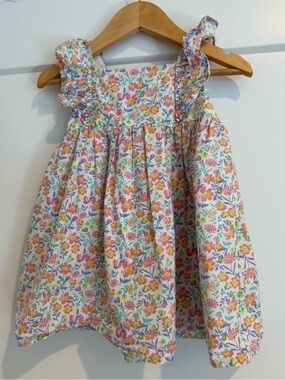 Tommy Bahama Girls Floral Ruffle Strap Dress - 3T